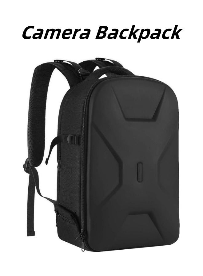 M MIAOYAN Camera Backpack, DSLR/SLR/Mirrorless Photography Camera Bag 15-16 Inch Waterproof Hardshell Camera Bag with Tripod Strap Stand and Laptop Compartment Compatible with Canon  - Image 1