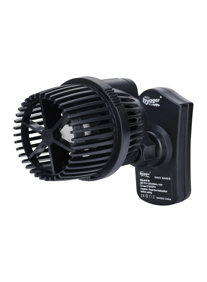 Hygger 2100 Gph Aquarium Wave Maker Pump With Strong Magnetic Suction Base, UltraQuiet 360 Degree Rotating Submersible Power Head, For 75130 Gal Freshwater Saltwater Tank - Image 1