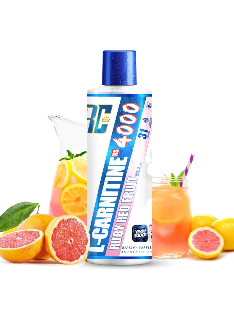 روني كولمان إل-كارنيتين 4000 إكس إس 473 مل بنكهة الفواكه الحمراء. - Image 1