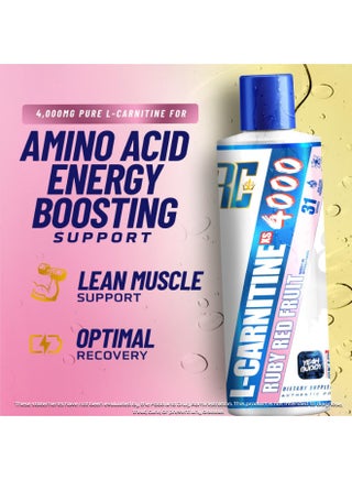 RONNIE COLEMAN Ronnie Coleman L-Carnitine 4000 XS 473ml Ruby Red Fruit |  Best Price Qatar | Doha