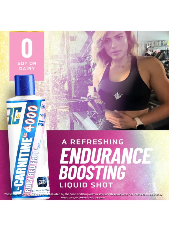 روني كولمان إل-كارنيتين 4000 إكس إس 473 مل بنكهة الفواكه الحمراء. - Image 4