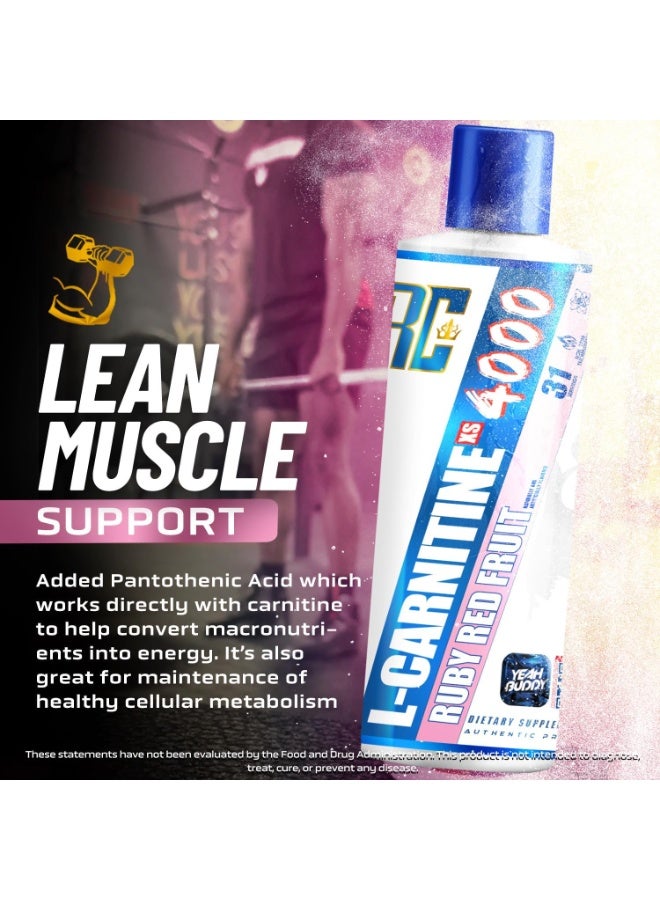 روني كولمان إل-كارنيتين 4000 إكس إس 473 مل بنكهة الفواكه الحمراء. - Image 5