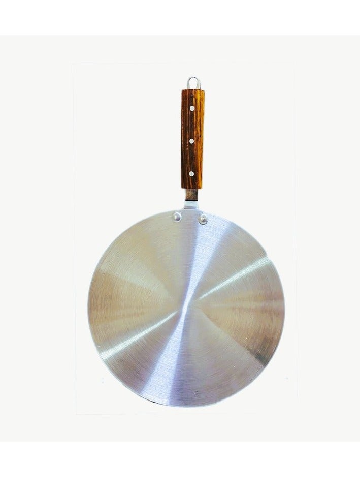 Shine Acircular aluminum tawa pan for making pies bread and pancakes 30CM - Image 3