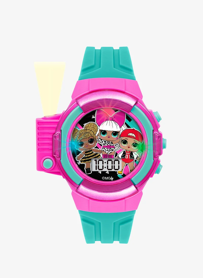 L.O.L. SURPRISE! LOL Surprise Pink & Blue Flashlight Girls Watch - LOL4489