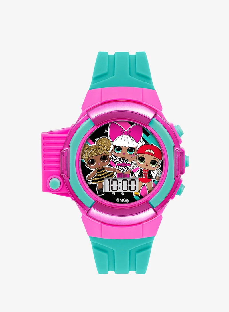L.O.L. SURPRISE! LOL Surprise Pink & Blue Flashlight Girls Watch - LOL4489