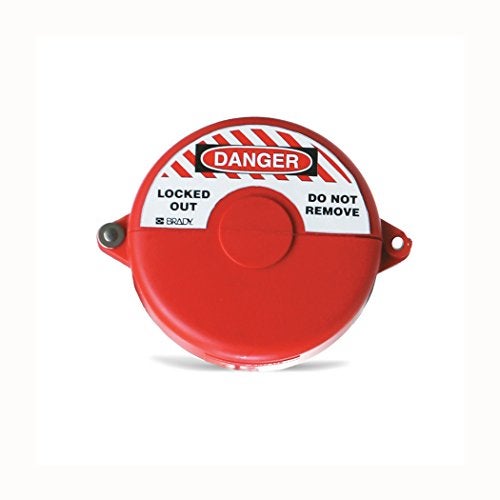 Brady 65560 Hinged Gate Valve Lockout, Red, for 1" - 2-1/2" Valve Handle Diameters - Image 3