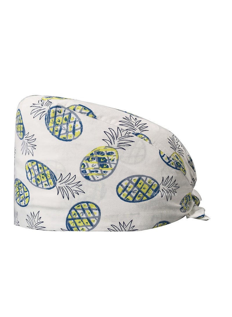 KUYING Nurse Hat With Small Fresh And Cute Pattern Medical Work Hat