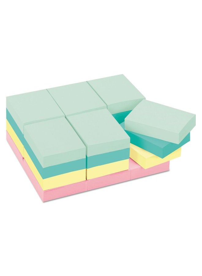 Post-It Mini Notes, 1.5X2 In, 24 Pads, America'S 1 Favorite Sticky Marseille Collection, Pastel Colors (Blue, Pink, Mint, Yellow), Recyclable (653-24A - Image 4