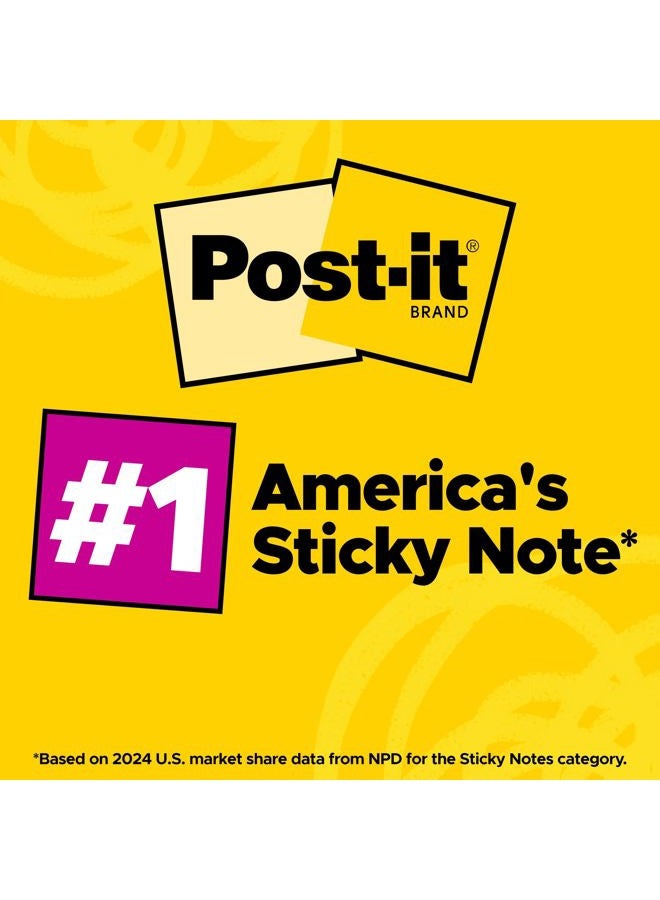 Post-It Mini Notes, 1.5X2 In, 24 Pads, America'S 1 Favorite Sticky Marseille Collection, Pastel Colors (Blue, Pink, Mint, Yellow), Recyclable (653-24A - Image 3