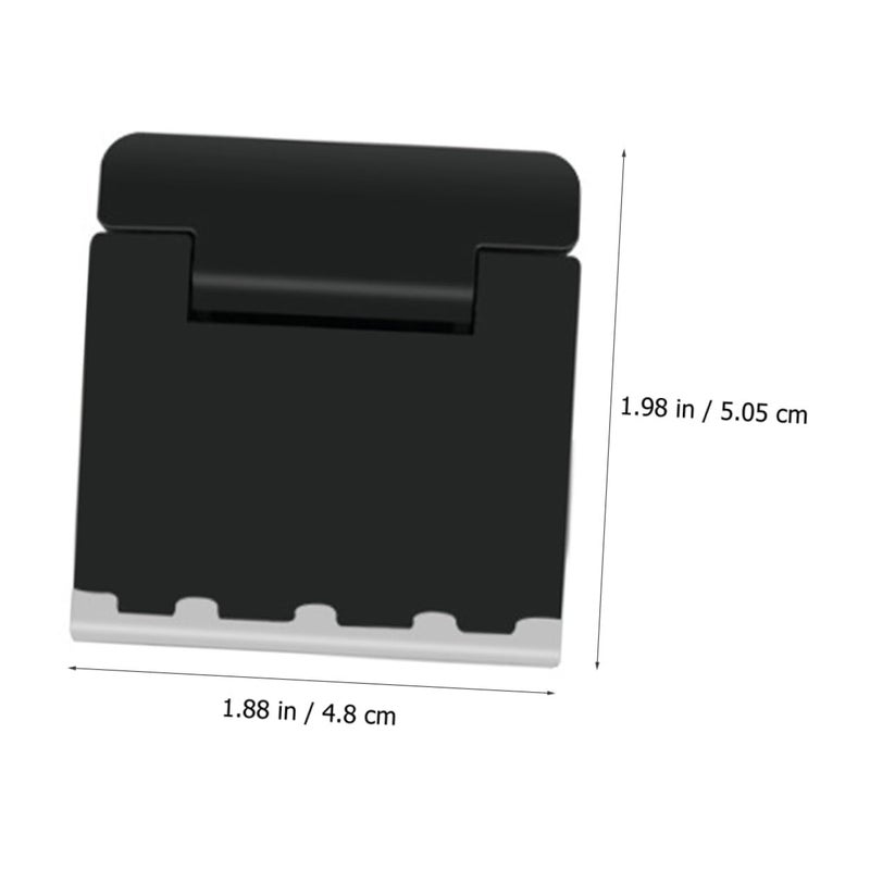 Foldable Portable Laptop Stand 4 Pack Black Ergonomic Cooling Riser For Desk - Image 3