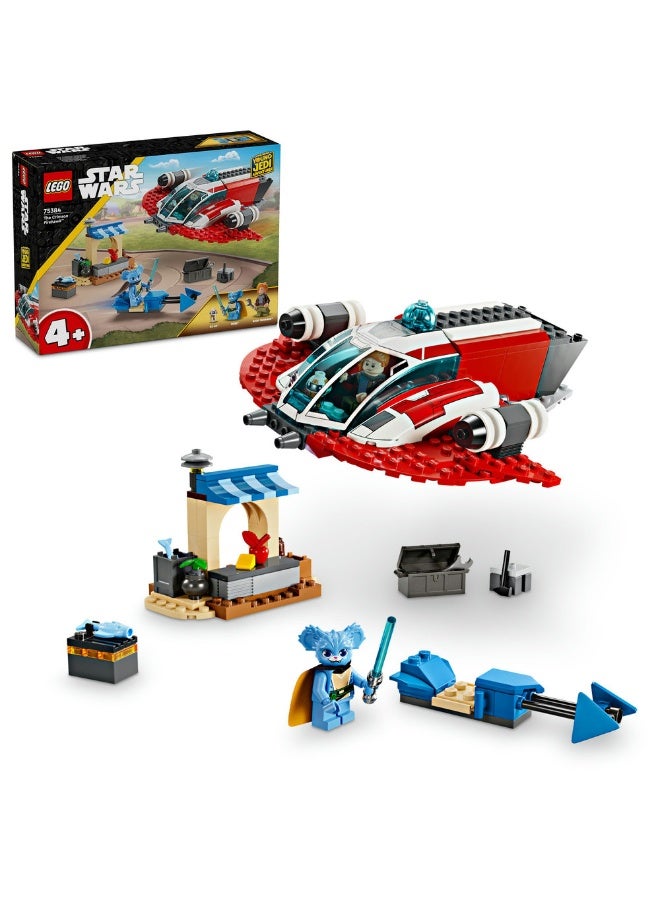 LEGO Star Wars The Crimson Firehawk Building Toy Set 75384 (Age 4+, 136 Pieces) - Image 1