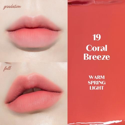ETUDE Fixing Tint #19 Coral Breeze (4g) | Long Lasting High Pigmented Liquid Lipstick | Waterproof Lightweight Matte Finish Lip Stain | Full Coverage | Korean Makeup, Kbeauty - Image 3