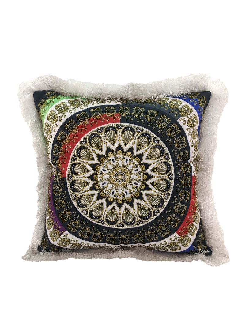 Ramsha Multi Color Polyester Cushion with Filler Cushion for Floor,throw cushion,sofa cushion Bed, Couch - CS-062 (45x45cm) - Image 3