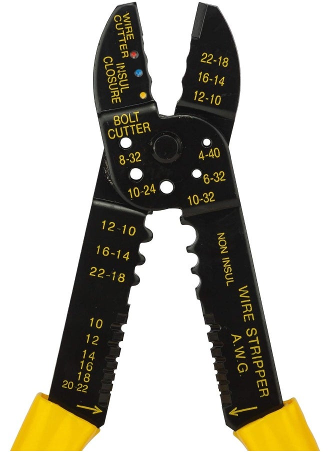 Stanley Stanley 84-223 Crimping Plier -230Mm/9'' (Yellow & Black)  - Image 3