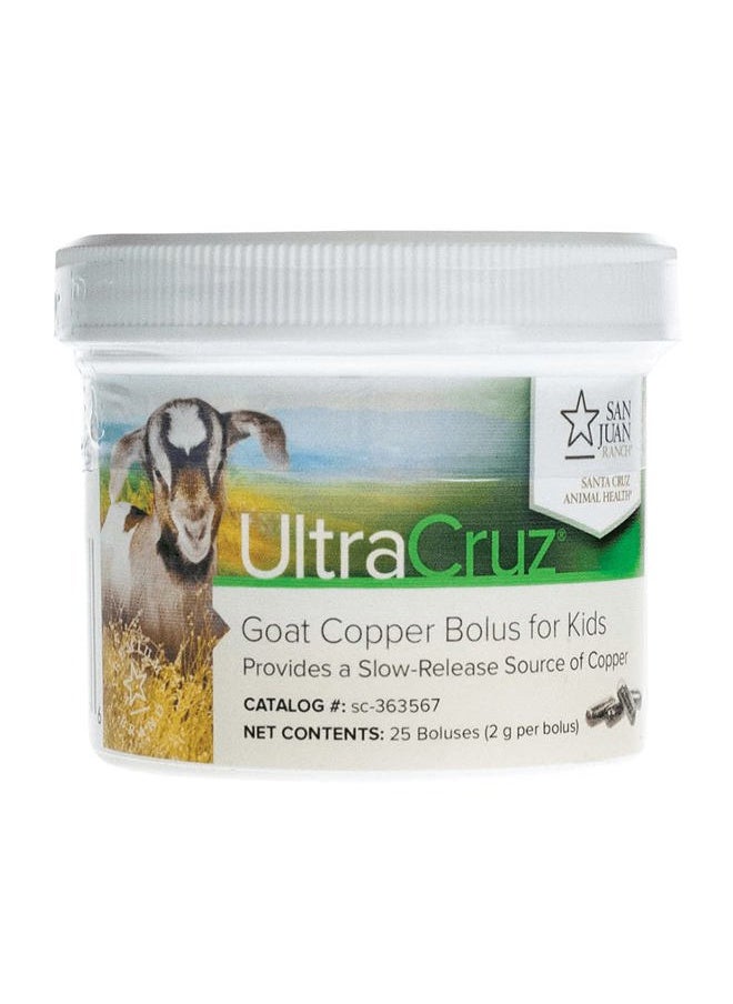UltraCruz sc-363567 Goat Copper Bolus Supplement for Kids, 25 Count x 2 Grams  - Image 1