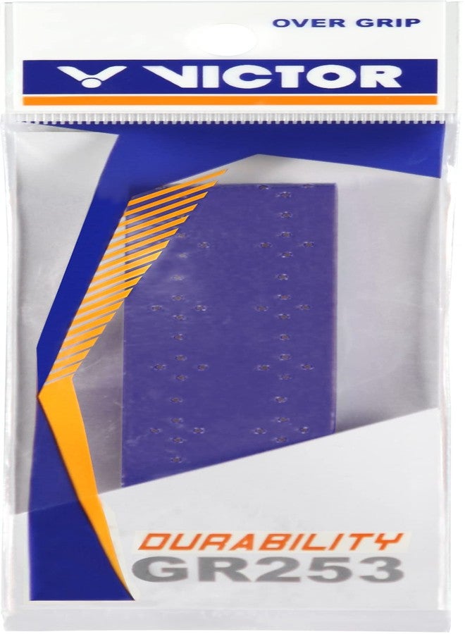 Victor GR253 Badminton Racket Over Grip-Pack of 3 (Purple) - Image 1