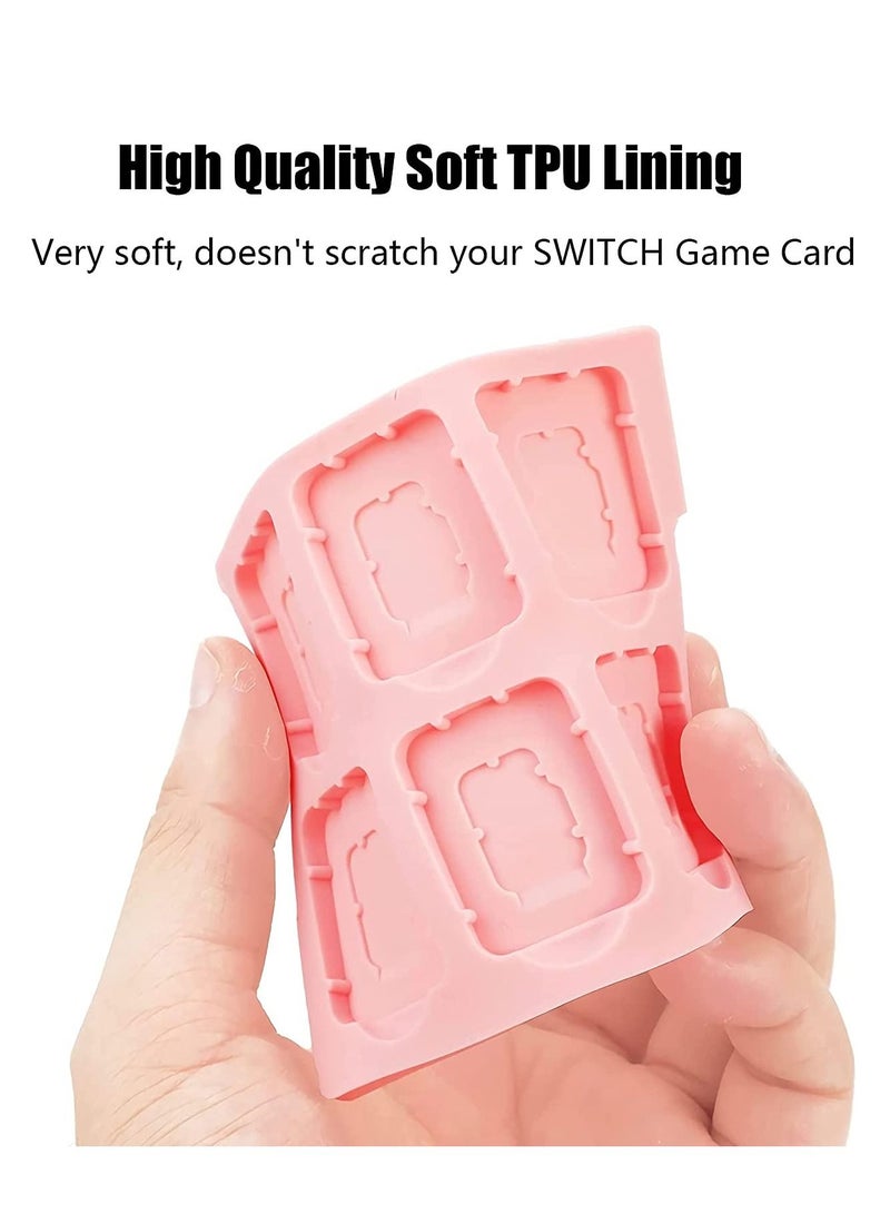 Game Card Case for Nintendo Switch, Portable u0026 Thin Hard Shell Box, Protective Shockproof Cartridge Holder Carrying Storage Box with 12 Slots Switch NS NX - Image 4