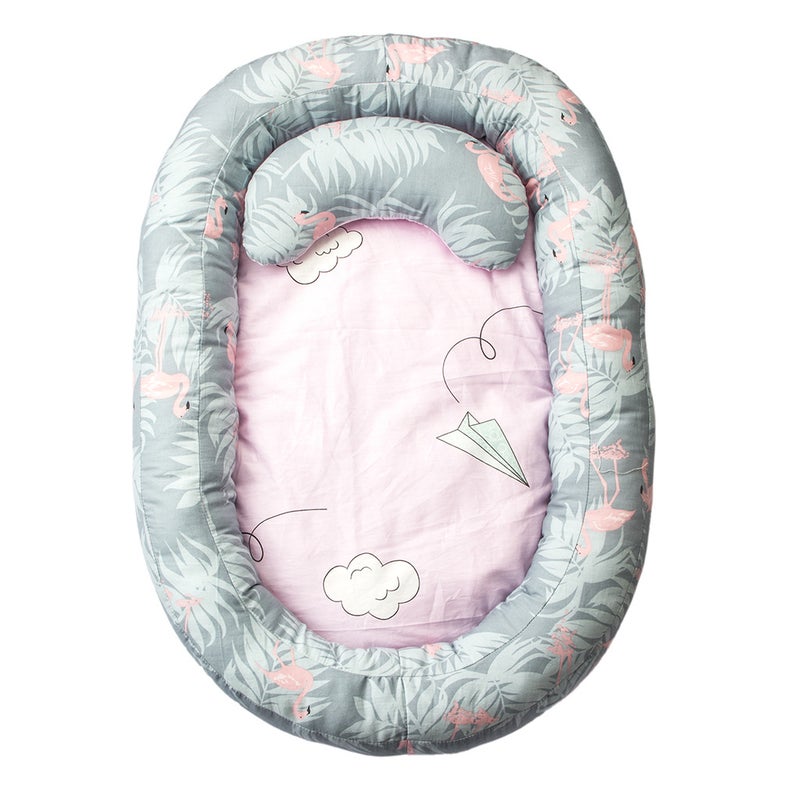 KAKIBLIN Portable Baby Play Bed - Newborn Crib, Bionic Design for Sleep - Image 3