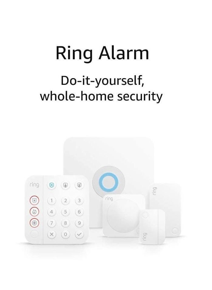 Ring Ring Alarm 2nd Gen 5-Piece Home Security Kit – Base Station, Keypad, Contact Sensor, Motion Detector & Range Extender – Ideal for Apartments & Condos  - Image 2