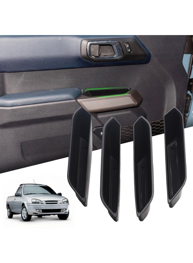 FETUSI 4 Door Handle Storage Box for Ford Bronco 2021 2022 2023 2024 2025 – Front and Rear Grab Handle Pocket Organizer – Car Interior Accessories for Secure Fit, No Rattle, Easy Install (4Pcs Set) - Image 1