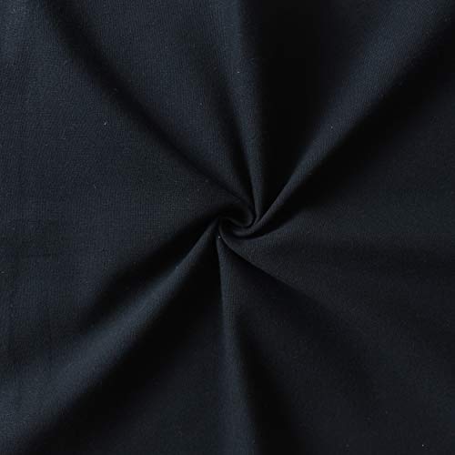 AIRWILL Cotton Solid Pattern 2 Seater Square Table Cover (Black, 36x36 inches, Pack of 1) - Image 2