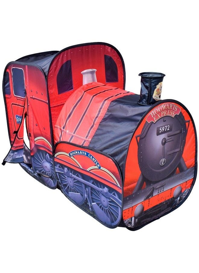 Sunny Days Entertainment - Harry Potter Hogwarts Express Pop Up Tent Easy To Setup Playhouse For Kids ; Red Train Toy With Two Entrances Sunny Days Entertainment - Image 1