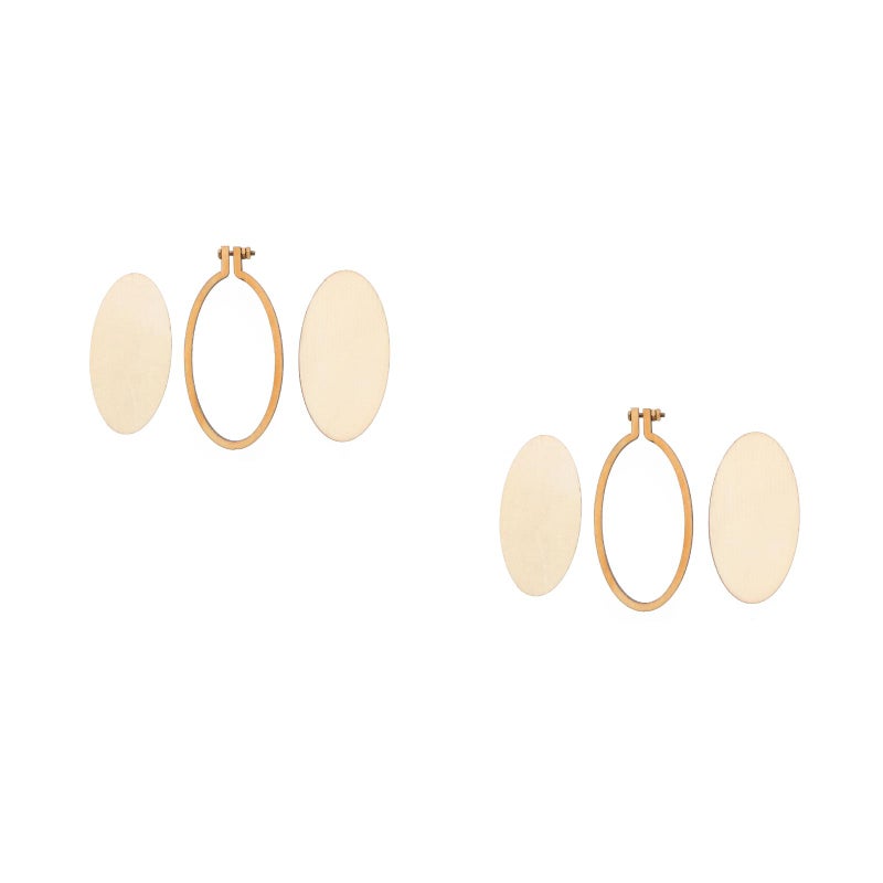 2pcs Mini Embroidery Frame DIY Crafts Embroidery Hoops (Size Small) - Image 1