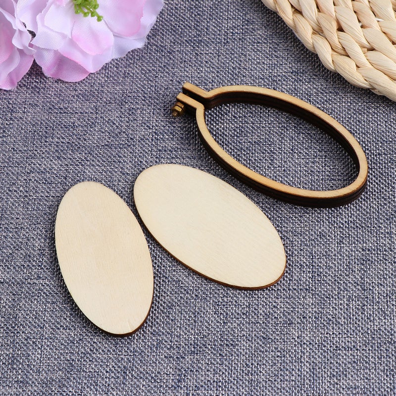 2pcs Mini Embroidery Frame DIY Crafts Embroidery Hoops (Size Small) - Image 2
