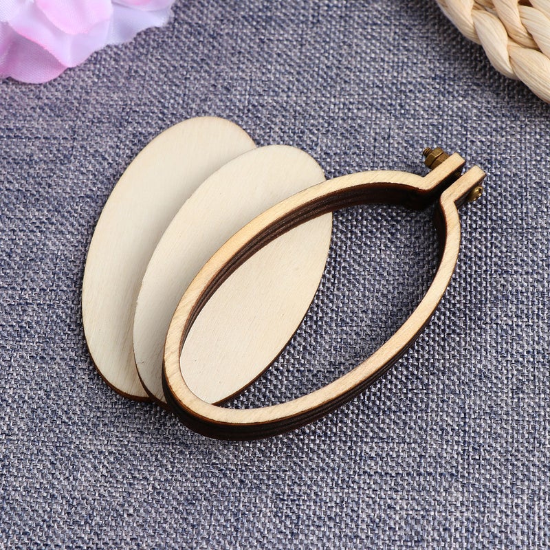 2pcs Mini Embroidery Frame DIY Crafts Embroidery Hoops (Size Small) - Image 4