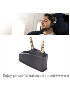 Saipomor QC45 Adapter Airplane Audio Stereo Jack Plugs for QuietComfort 2 QC3 QC15 QC25 QC35II QC35 SoundLink SoundLinkII AE2 AE2i AE2W and More Headset with 3.5mm Golden Plated Jack Plugs  - Image 3