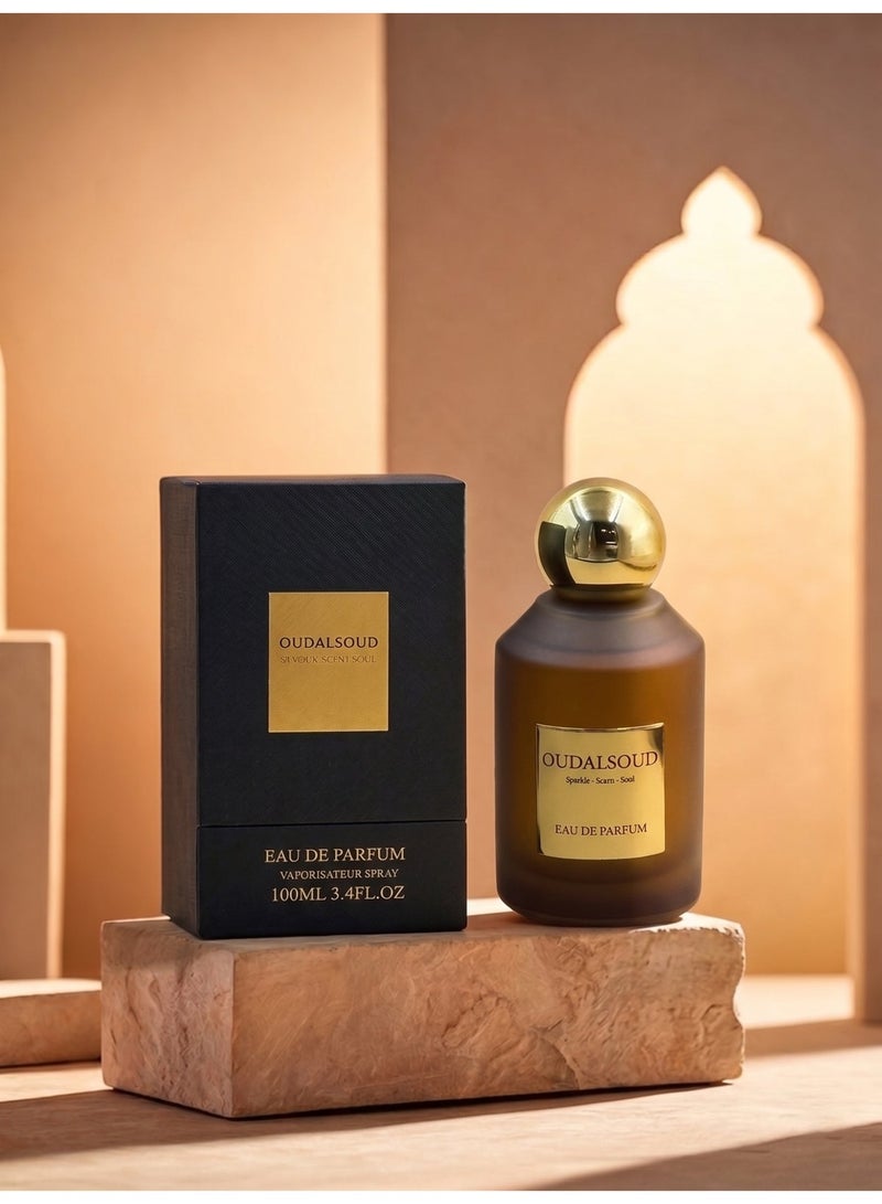 أود أل سعود Rose Amber 100 مل - ماء عطر (EDP) / عطر خشبي / تركيز عطري بنسبة 40% - يدوم العطر على الملابس لمدة 12 ساعة، وعلى البشرة لمدة 8 ساعات / مناسب للرجال والنساء / مثالي للمكتب، والمواعيد الغرامية، ولتقديمه كهدية. - Image 3