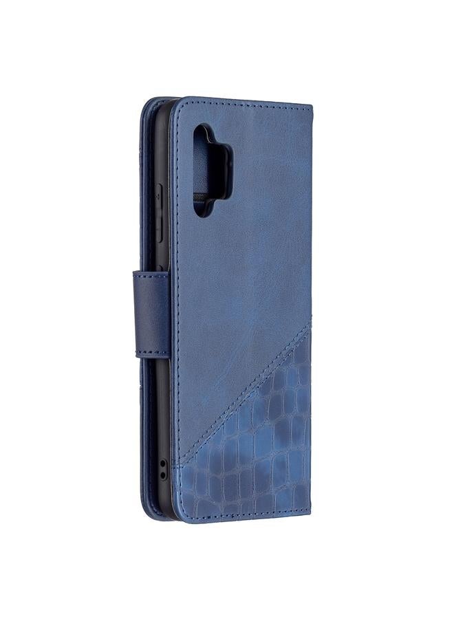 S-TOP Case For Samsung Galaxy A32 4G Matching Color Crocodile Texture Horizontal Flip PU Leather Case with Wallet & Holder & Card Slots - Image 3