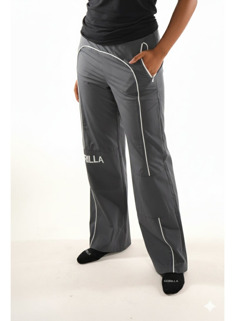 Gorilla Active Line Gray Women Pants - Image 1