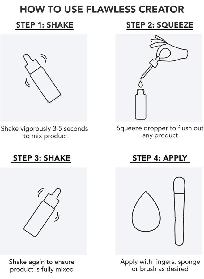 Dermablend Flawless Creator Multi-Use Liquid Foundation Makeup, Full Coverage Foundation, 1 Fl. Oz. - Image 5