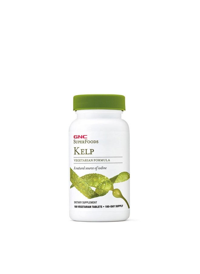 GNC - GNC SuperFoods Kelp - 180 Vegetarian Tablets (180 Servings) - Image 1