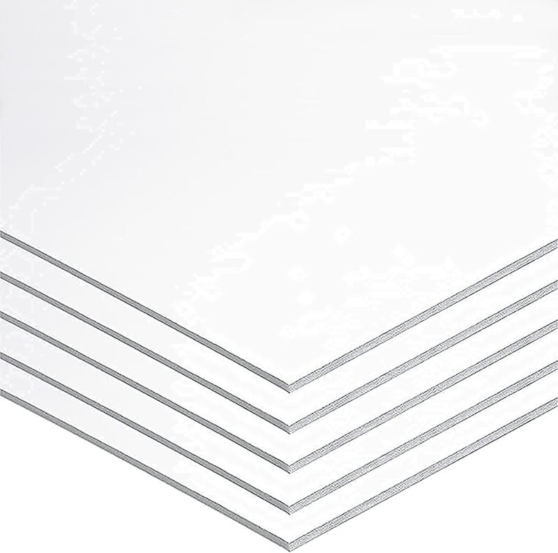 UCREATE لوح فوم باكون، أبيض، 22" × 28"، 5 ورقات - Image 1