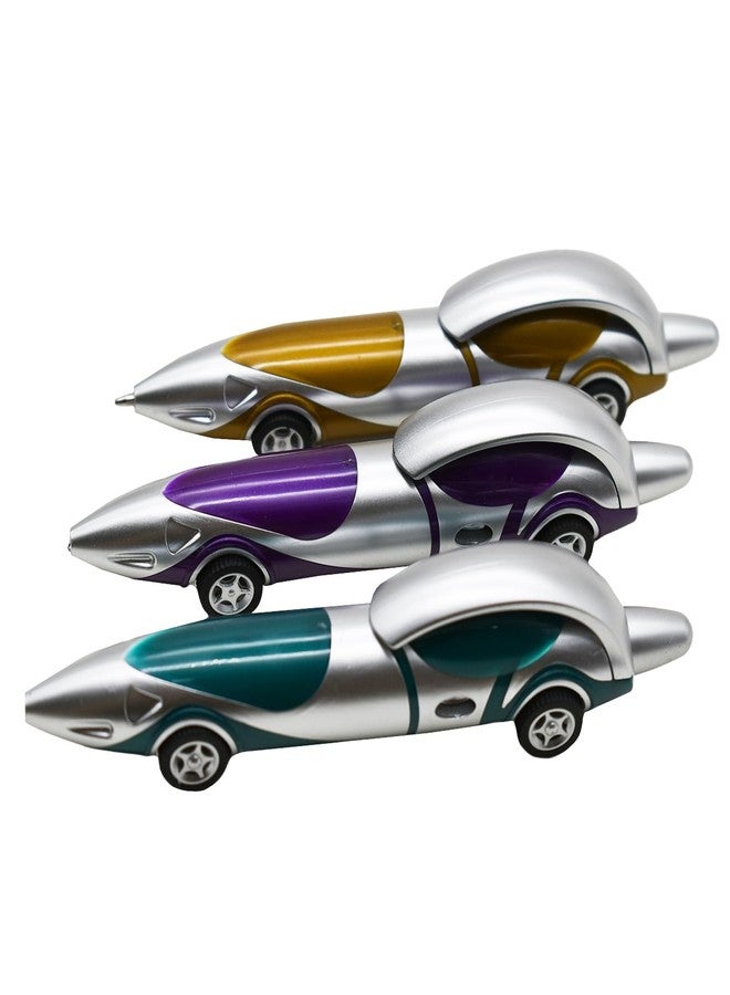 Lopenle 6Pcs Race Car Pens - Novelty Ballpoint Pens with Clip, 6 Assorted Colors (Blue Ink), Creative Car Shape Pens for Office, Party Favors, Gift Idea - Image 5