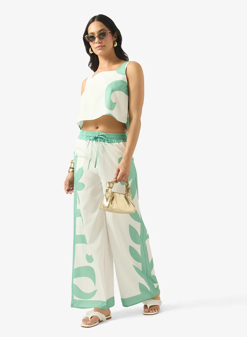 Soleira  Monochrome Beach Top & pant Set for Women | Best Price UAE