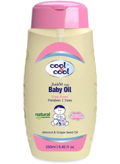 Enriched With Vitamin E and Grape Seed Baby Oil For Gentle Hydration 250ML - Paraben Free