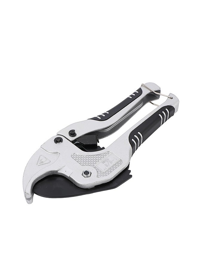 LAWAZIM Pipe Cutter - Silver - Plastic PVC PP PE PPR Rubber Tubes and Hoses Cutting Tool with Tail Lock and 42mm Capacity Adjustable Jaw - Ideal for Electricians DIY Home Repair, plumbing, Automotive  - Image 5