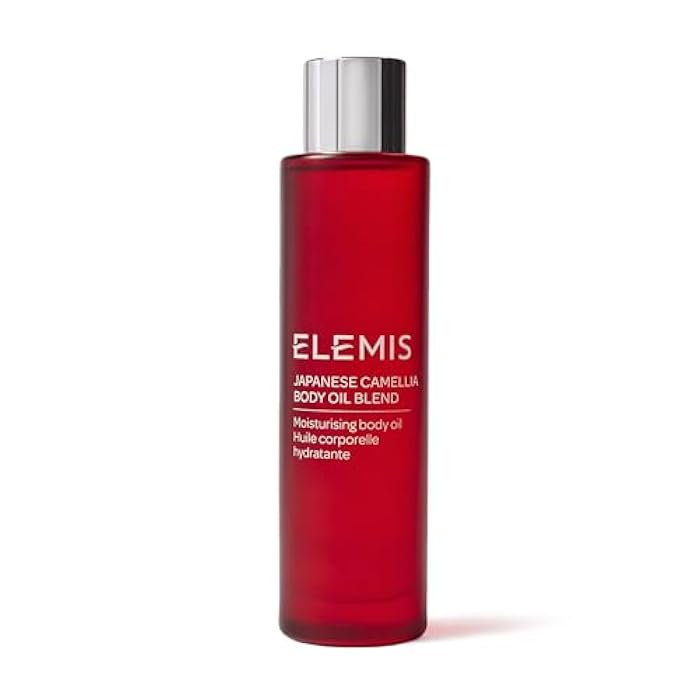 ELEMIS Japanese Camellia Body Oil Blend | Luxuriously Lightweight Body Oil Nourishes, Conditions, and Softens Pregnant and Postpartum Skin | 100 mL - Image 1
