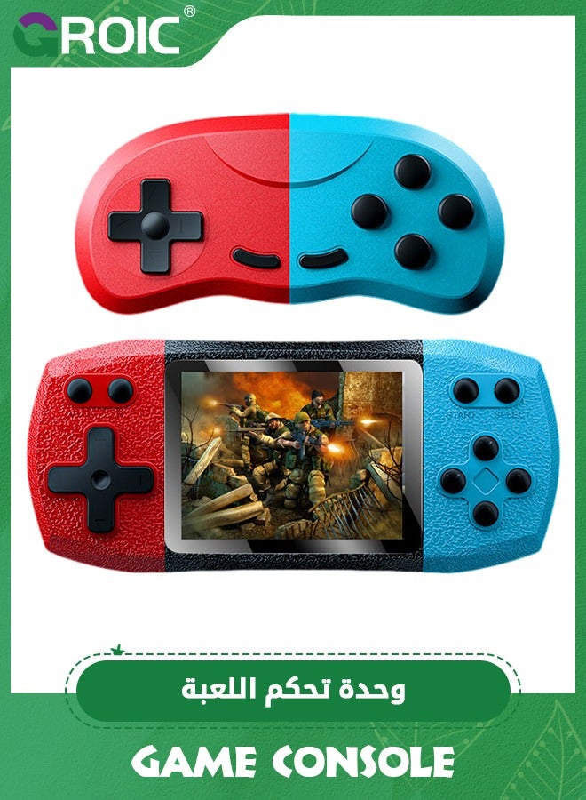 GROIC Retro Handheld Video Game Console with 620 Classic Games, Micro USB Rechargeable, 3 Inch LCD Screen, MultiPlayer and TV Support - Image 1