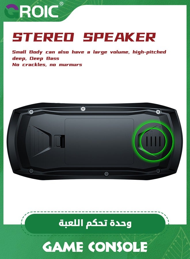 GROIC Retro Handheld Video Game Console with 620 Classic Games, Micro USB Rechargeable, 3 Inch LCD Screen, MultiPlayer and TV Support - Image 5