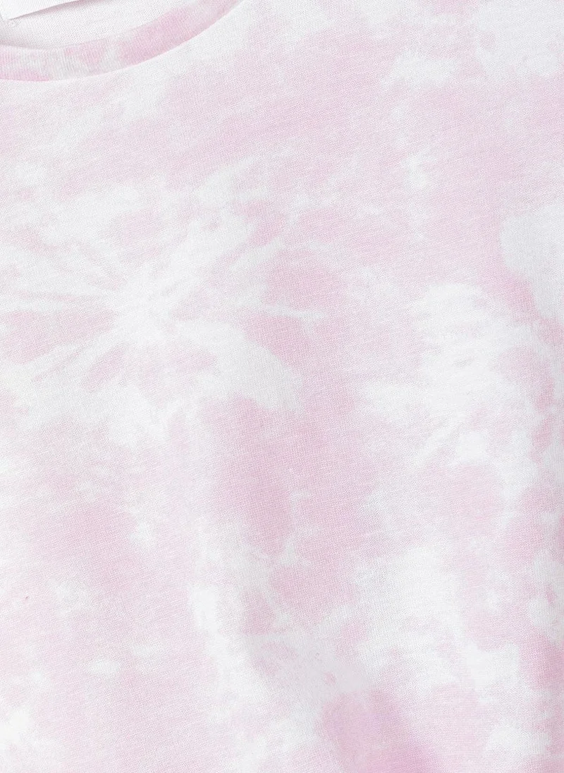 MINOTI Girls Short Sleeve T-Shirt with Glitter Detail