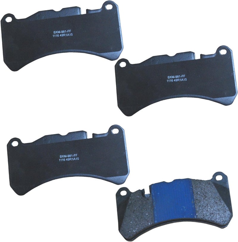 Bendix وسادات فرامل أمامية شبه معدنية SBM1116 متميزة لطرازات مختارة من ألفا روميو جوليا، ستلفيو، مازيراتي غيبلي، جراند توريسمو، كواتروبورتي، مرسيدس-بنز CLK55 AMG، CLK63 SLK55 AMG - Image 1