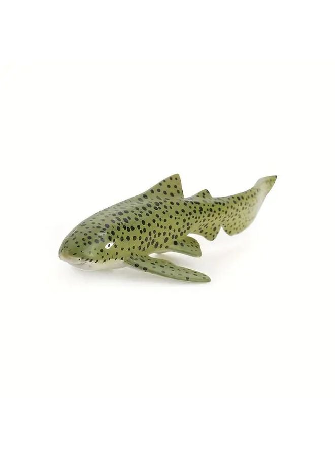 S236 Leopard Shark Realistic Marine Life Model Educational Aquarium Decor - Image 1
