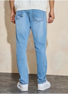 Styli Cotton Stretch 5-Pocket Relaxed Fit Jeans  - Image 5