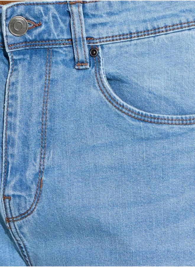 Styli Cotton Stretch 5-Pocket Relaxed Fit Jeans  - Image 4