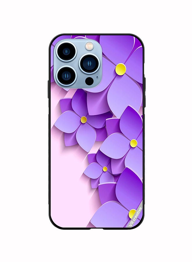 VR CREATIVE Protective Case Cover For Apple iPhone 13 Pro Flower Design Multicolour - Image 1