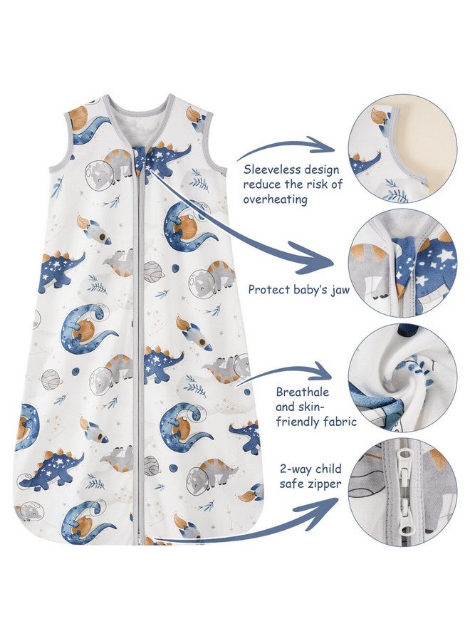 Looxii Baby Sleep Sack 0.5 TOG, 100% Cotton 3 Pack Wearable Blanket Baby Sleep Bag for Newborn Infant, 2-Way Zipper Lightweight Toddler Sleeping Sack 6-12 Months - Image 4